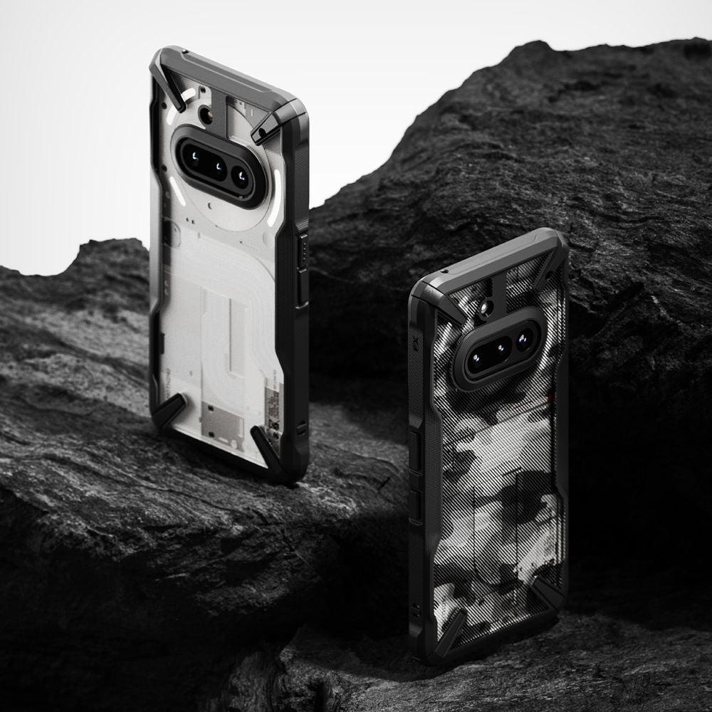 COPERTURA RINGKE FUSION X NOTHING PHONE 3A CAMO NERA