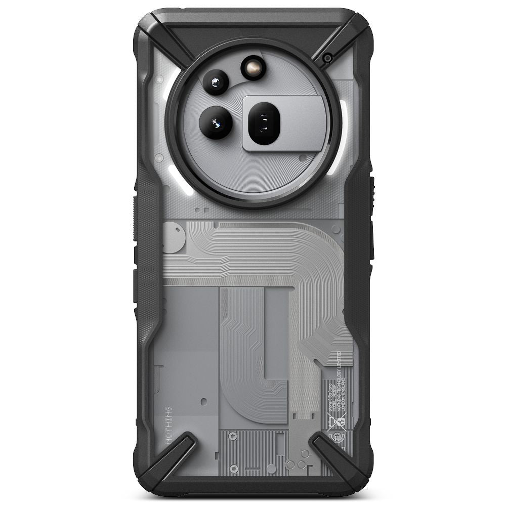 COPERTURA RINGKE FUSION X NOTHING PHONE 3A PRO NERA