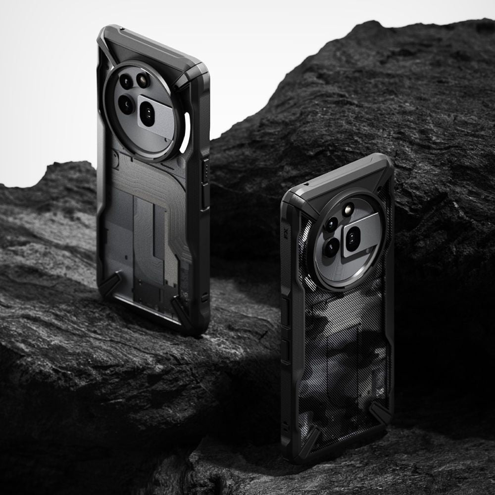 COPERTURA RINGKE FUSION X NOTHING PHONE 3A PRO NERA