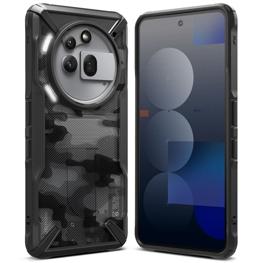 COPERTURA RINGKE FUSION X NOTHING PHONE 3A PRO CAMO NERA
