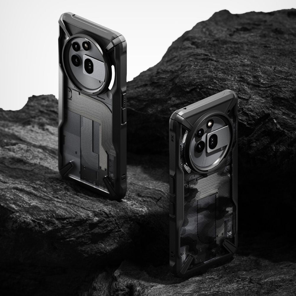 COPERTURA RINGKE FUSION X NOTHING PHONE 3A PRO CAMO NERA