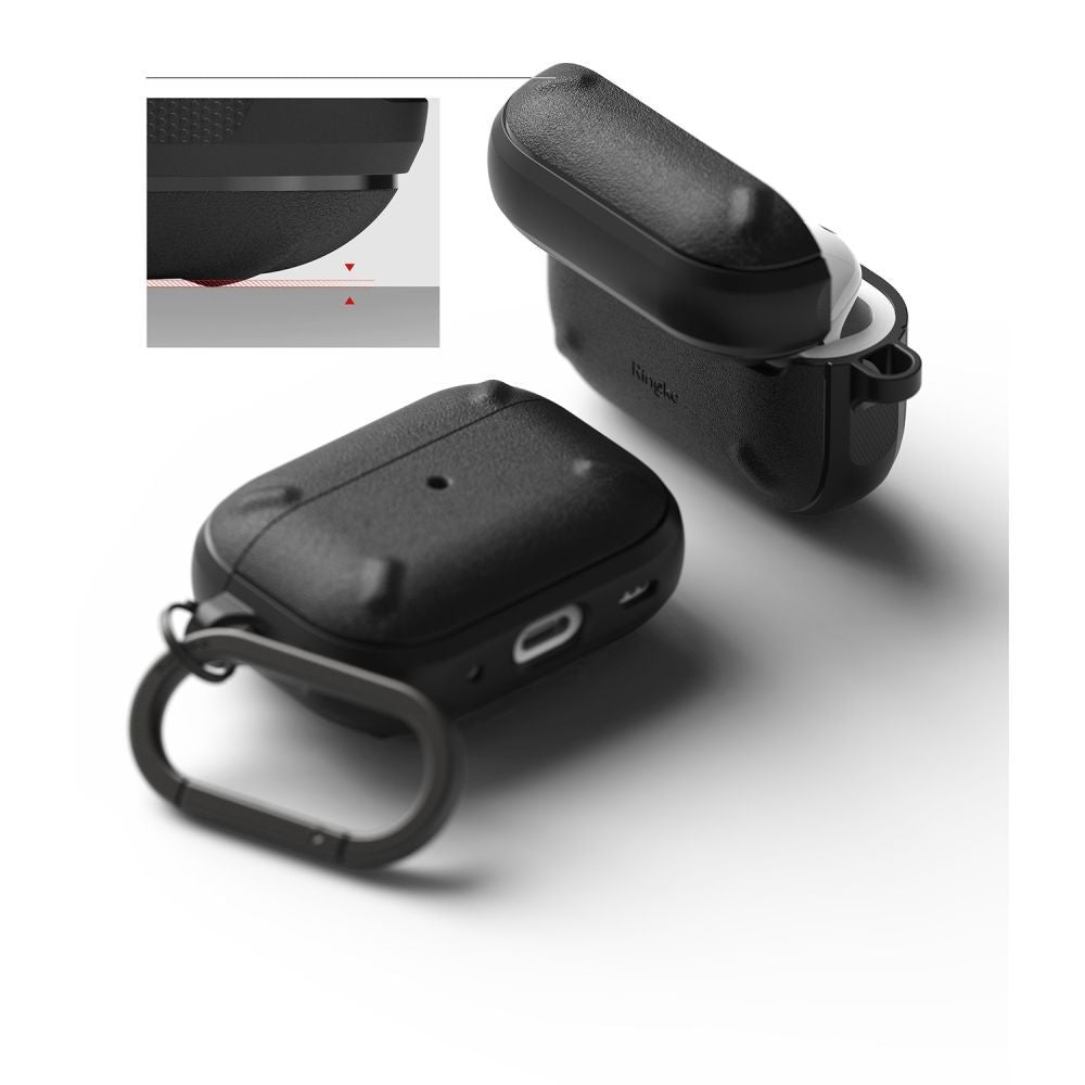 CUSTODIA RINGKE ONYX APPLE AIRPODS PRO 1 / 2 NERA