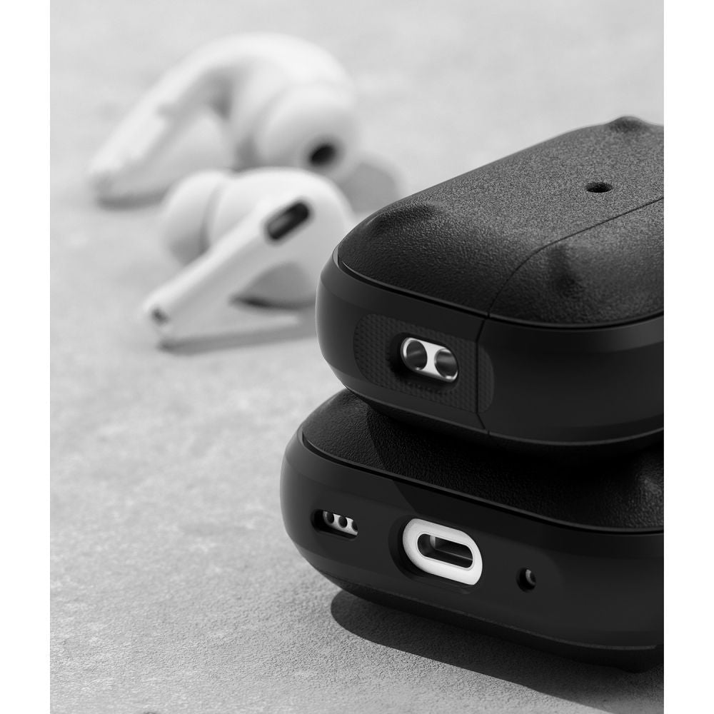 CUSTODIA RINGKE ONYX APPLE AIRPODS PRO 1 / 2 NERA