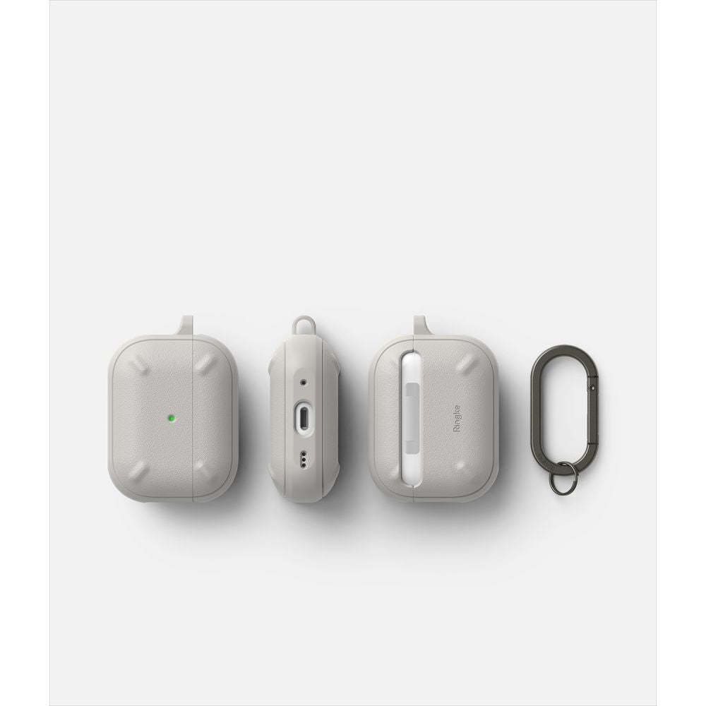 CUSTODIA RINGKE ONYX APPLE AIRPODS PRO 1 / 2 GRIGIO CALDO