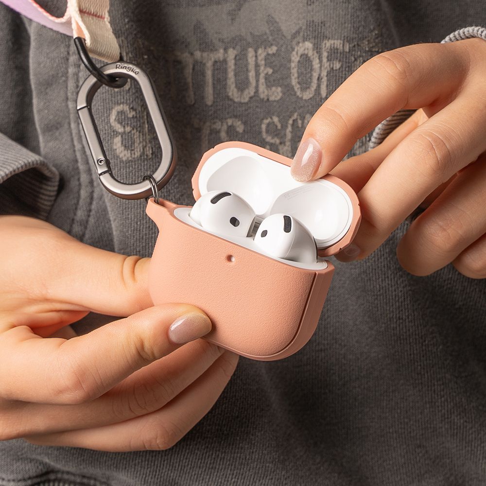 CUSTODIA RINGKE ONYX MAGNETICA MAGSAFE APPLE AIRPODS 4 CORALLO COSTANTE