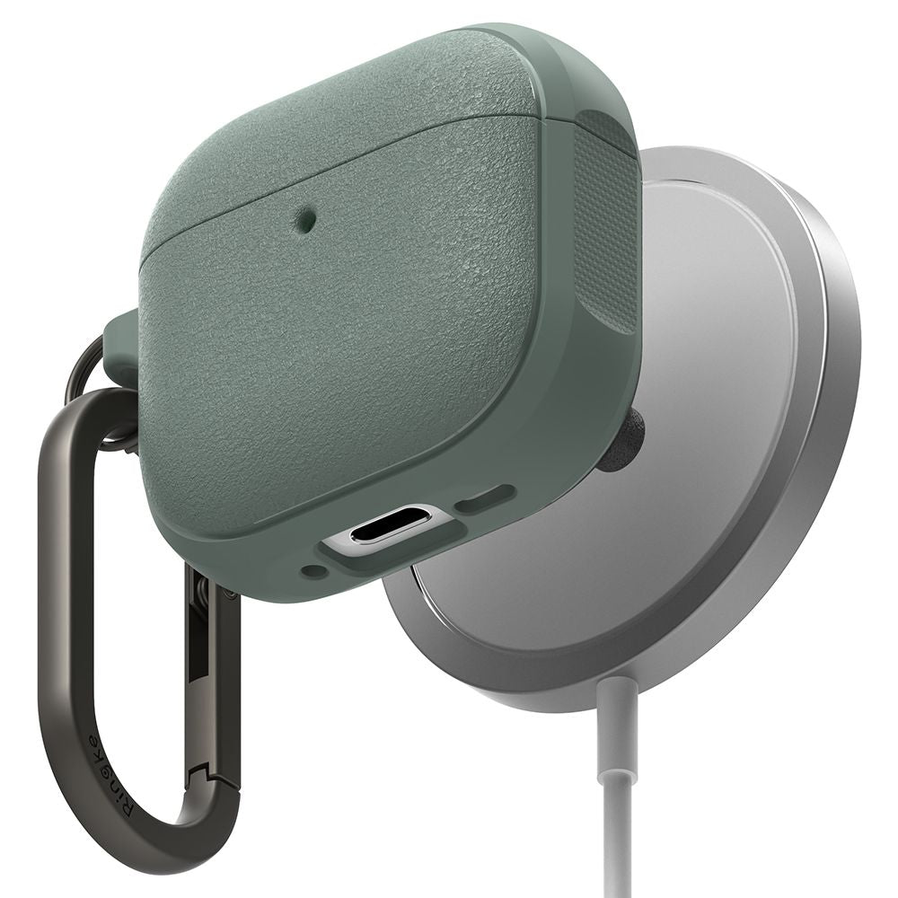 CUSTODIA RINGKE ONYX MAGNETICA MAGSAFE PER APPLE AIRPODS 4 VERDE SALVIA
