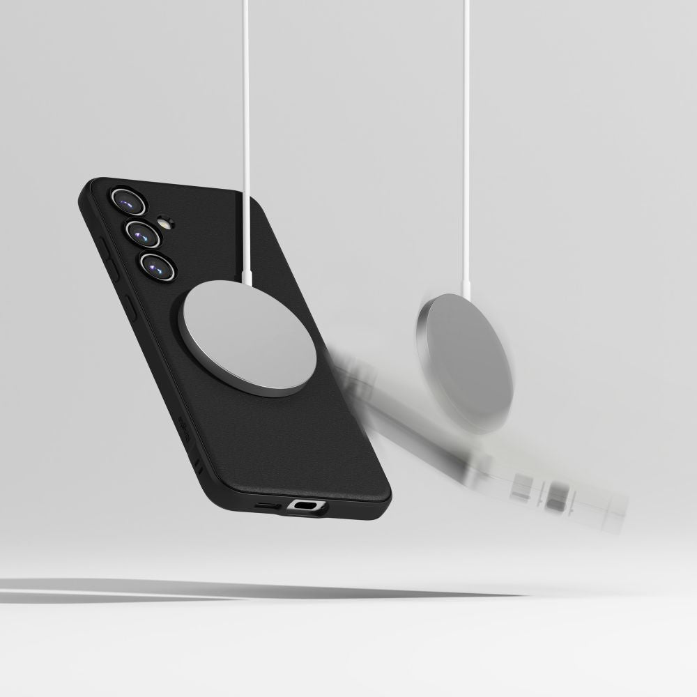 COPERTURA RINGKE ONYX MAGNETICA MAGSAFE GALAXY S24 FE NERA