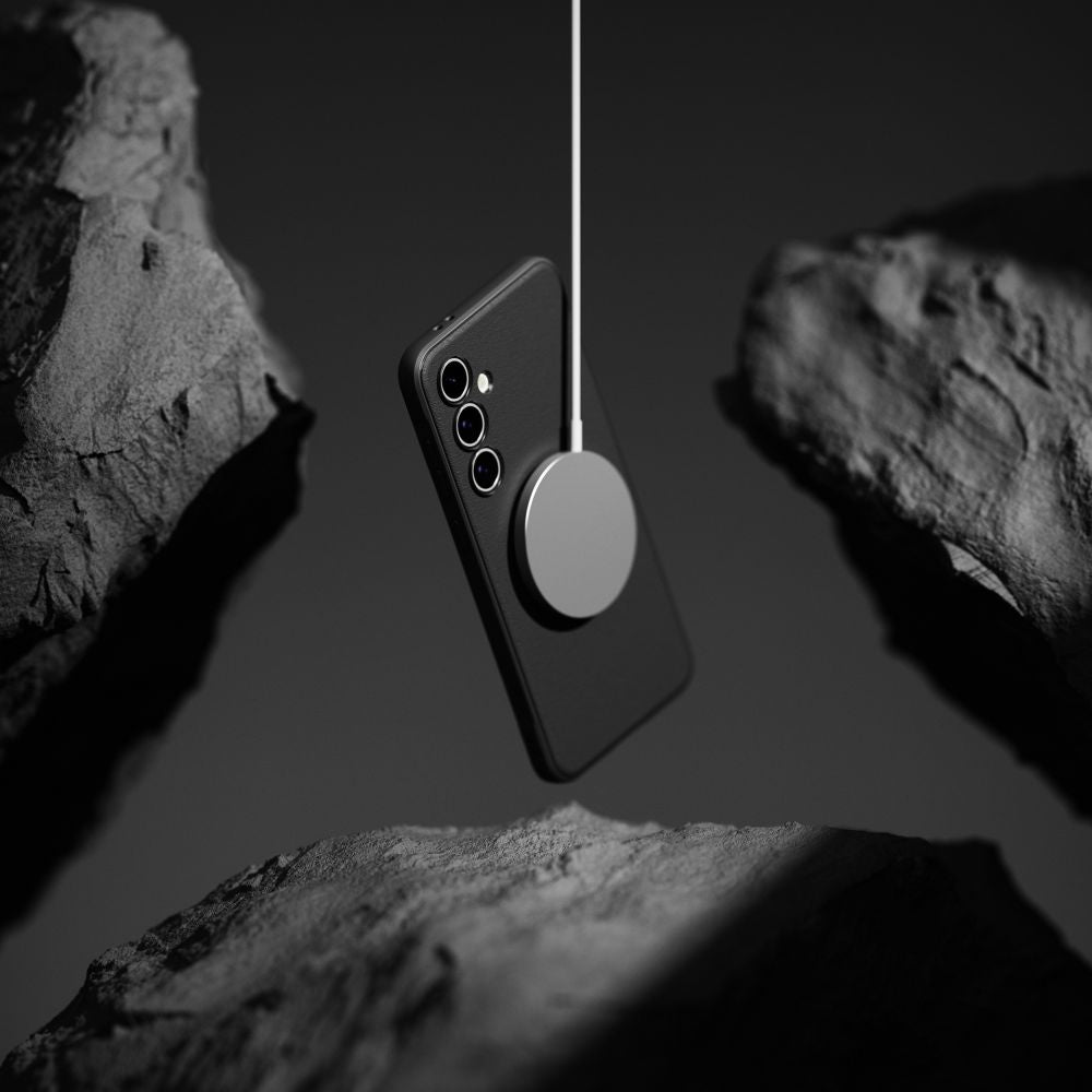 COPERTURA RINGKE ONYX MAGNETICA MAGSAFE GALAXY S24 FE NERA