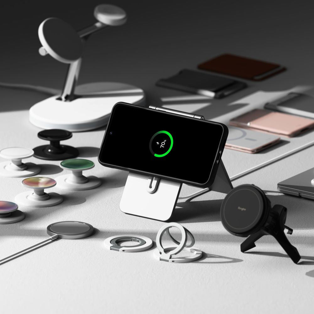 COPERTURA RINGKE ONYX MAGNETICA MAGSAFE GALAXY S24 FE NERA