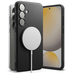 COPERTURA RINGKE ONYX MAGNETICA MAGSAFE GALAXY S24 FE NERA
