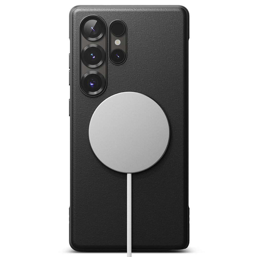 COPERTURA RINGKE ONYX MAGNETICA MAGSAFE GALAXY S25 ULTRA NERA