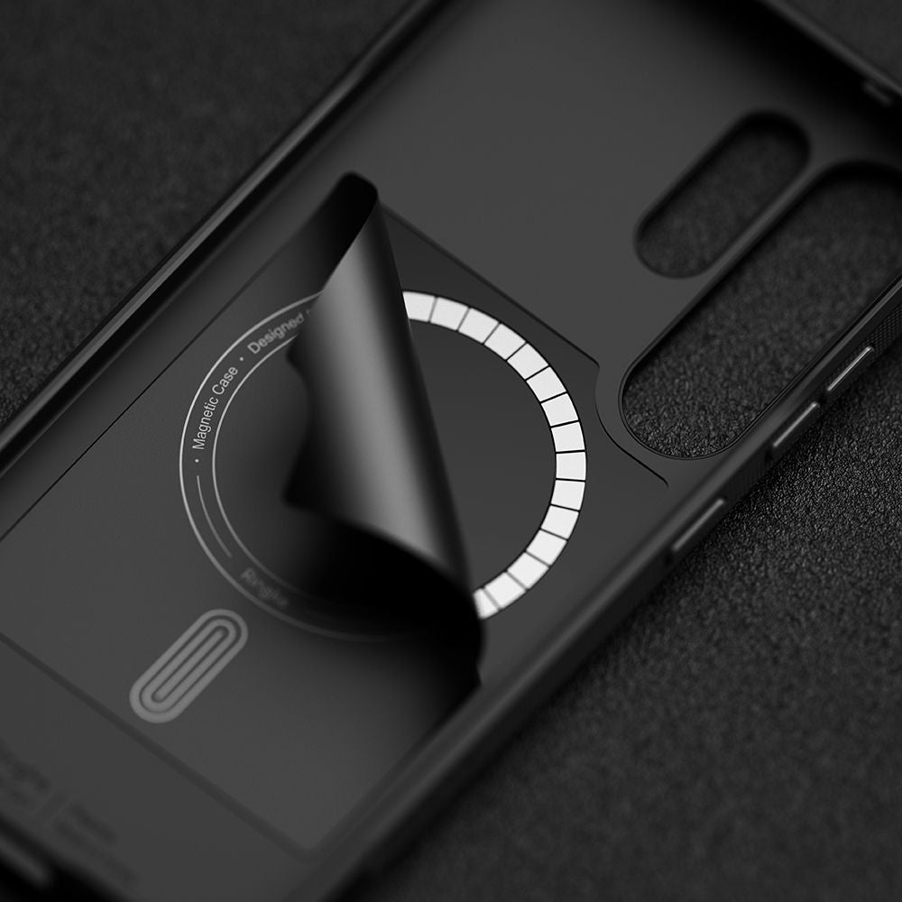 COPERTURA RINGKE ONYX MAGNETICA MAGSAFE GALAXY S25 ULTRA NERA