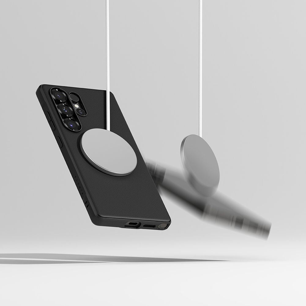 COPERTURA RINGKE ONYX MAGNETICA MAGSAFE GALAXY S25 ULTRA NERA