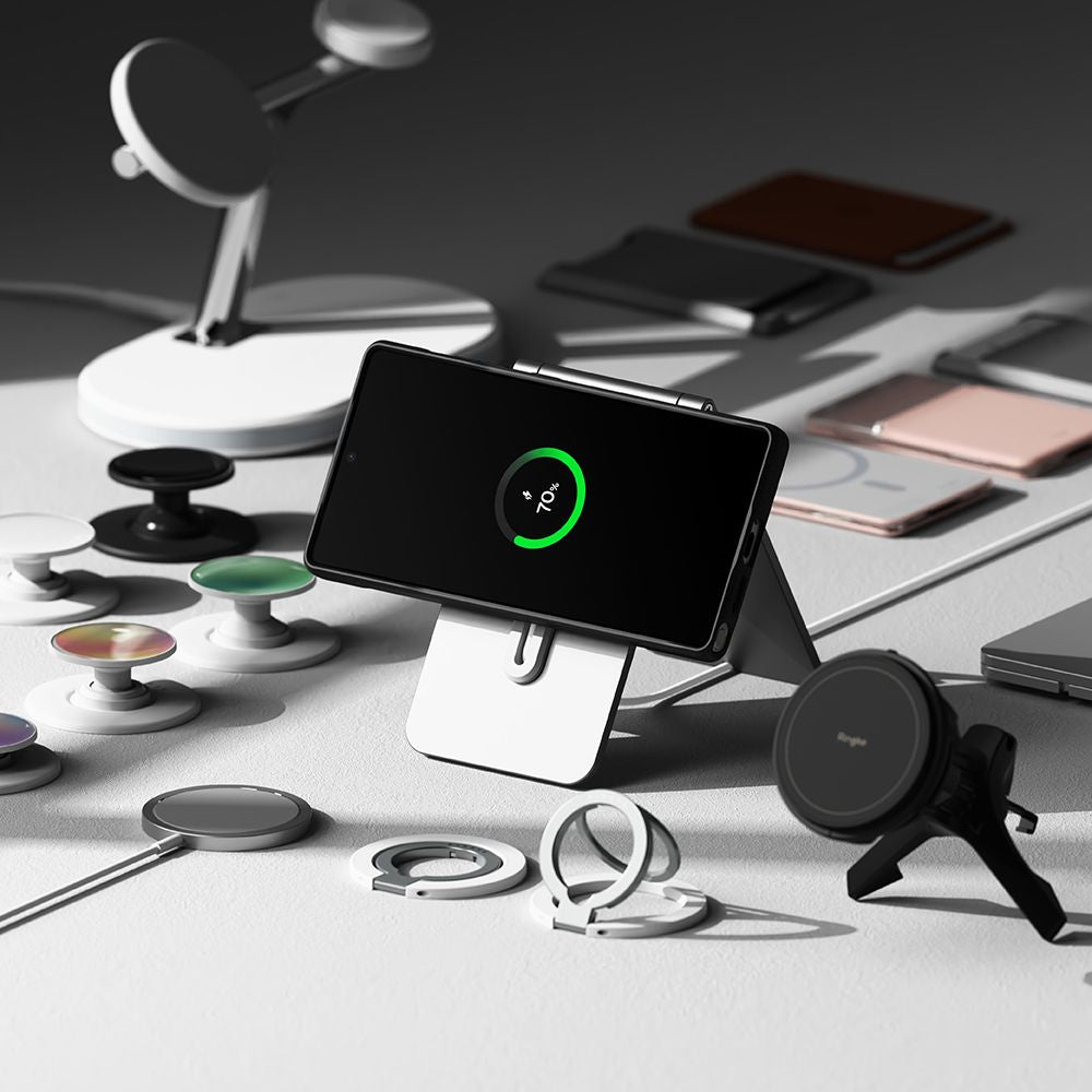 COPERTURA RINGKE ONYX MAGNETICA MAGSAFE GALAXY S25 ULTRA NERA