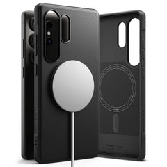 COPERTURA RINGKE ONYX MAGNETICA MAGSAFE GALAXY S25 ULTRA NERA