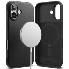 COPERTURA RINGKE ONYX MAGNETICA MAGSAFE IPHONE 16 NERA