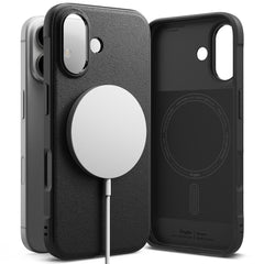 COPERTURA RINGKE ONYX MAGNETICA MAGSAFE IPHONE 16 NERA