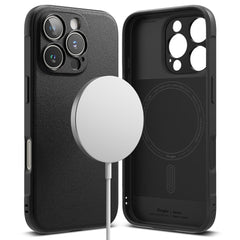 COPERTURA RINGKE ONYX MAGNETICA MAGSAFE IPHONE 16 PRO NERA