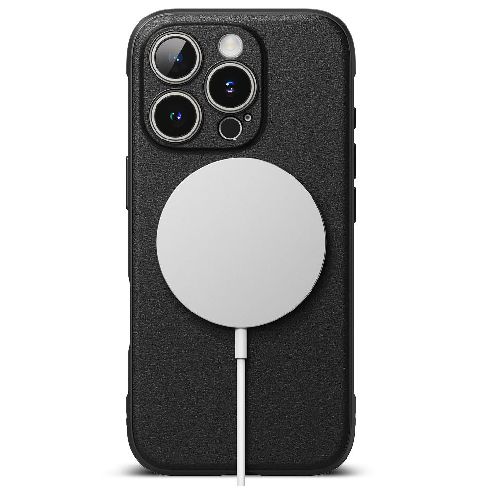 COPERTURA RINGKE ONYX MAGNETICA MAGSAFE IPHONE 16 PRO NERA