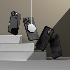 COPERTURA RINGKE ONYX MAGNETICA MAGSAFE IPHONE 16 PRO NERA