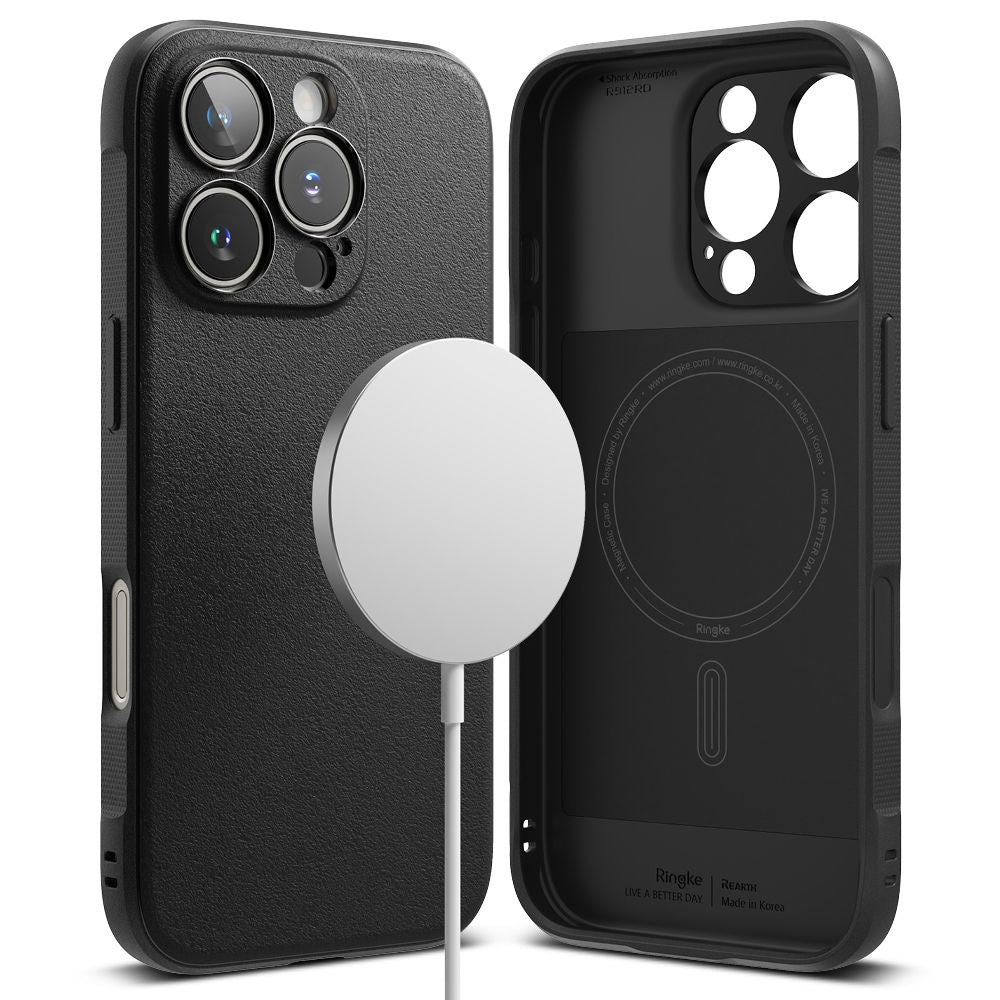 COPERTURA RINGKE ONYX MAGNETICA MAGSAFE IPHONE 16 PRO MAX NERA
