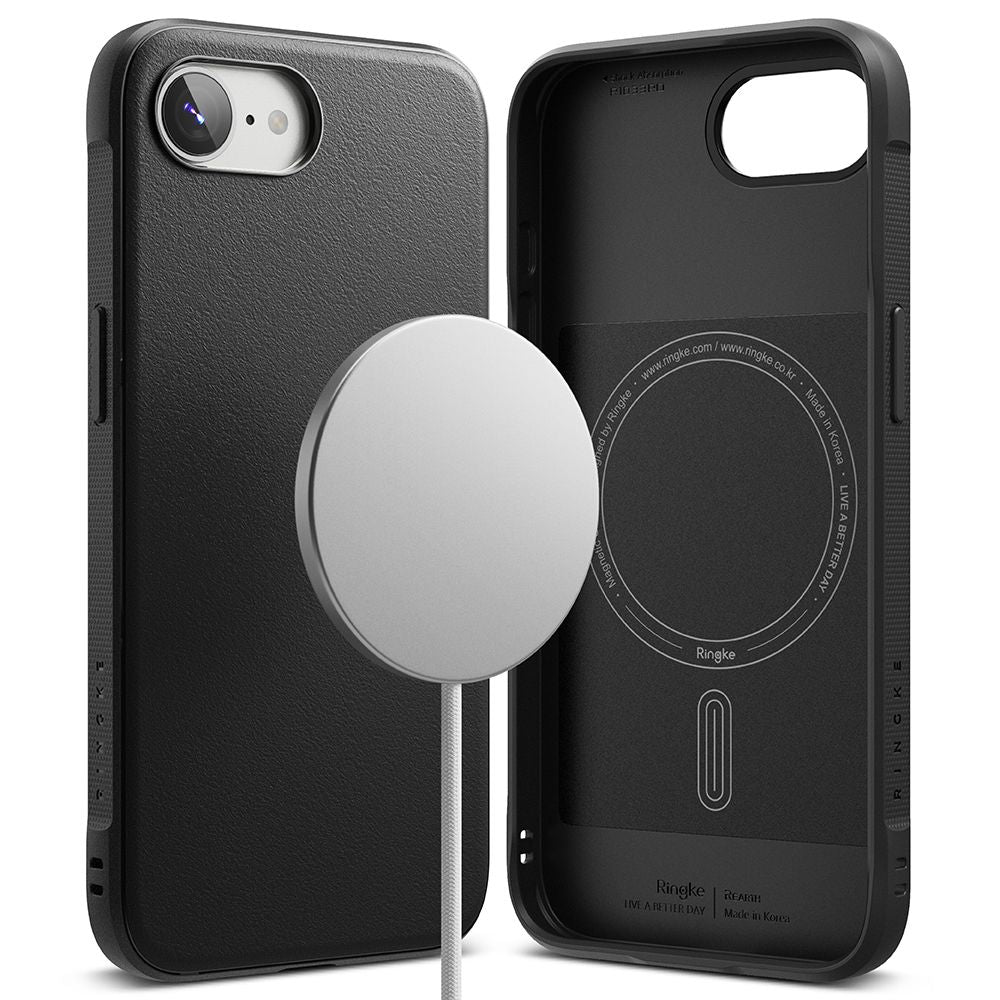 COPERTURA RINGKE ONYX MAGNETICA MAGSAFE IPHONE 16E NERA