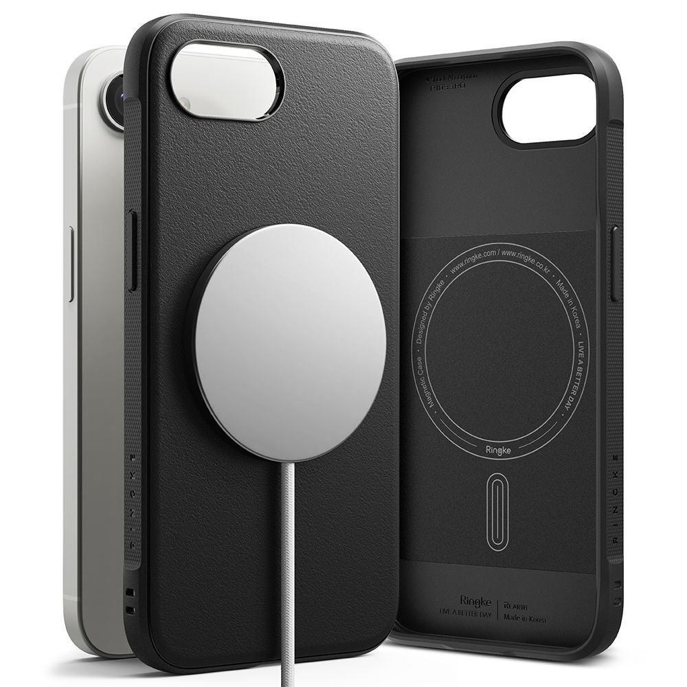 COPERTURA RINGKE ONYX MAGNETICA MAGSAFE IPHONE 16E NERA