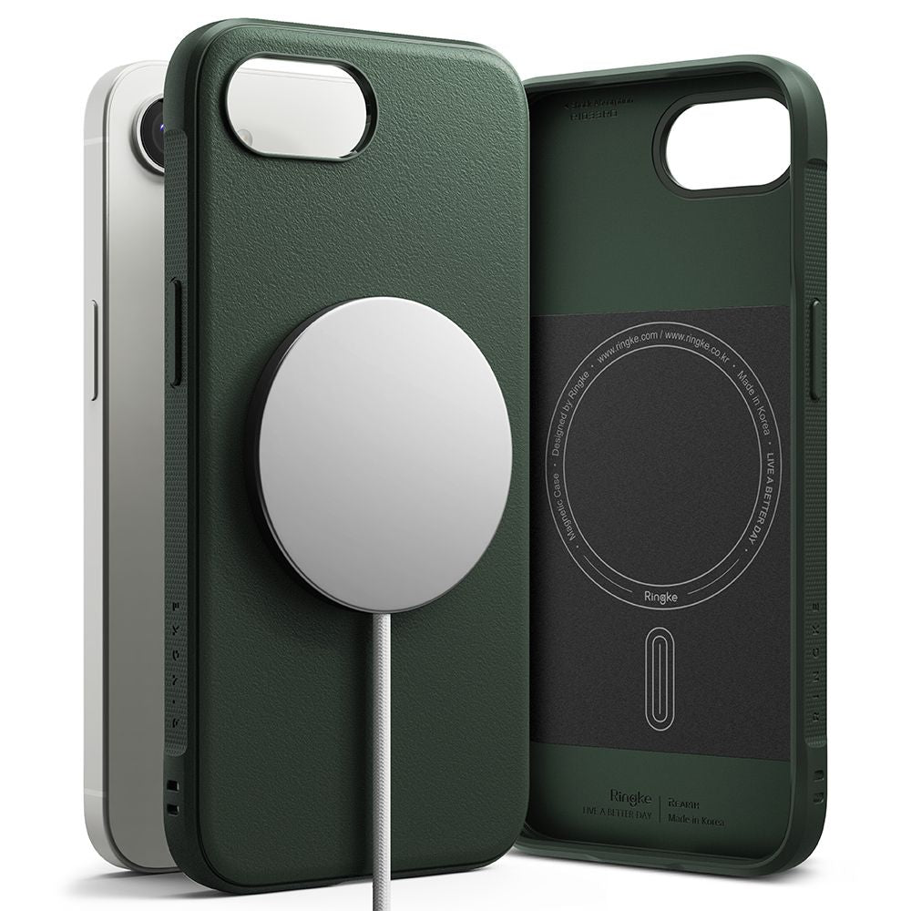 COPERTURA RINGKE ONYX MAGNETICA MAGSAFE IPHONE 16E VERDE SCURO