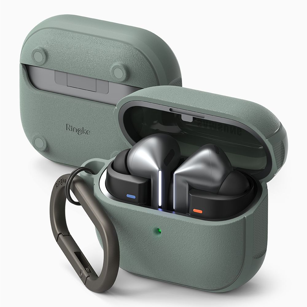 CUSTODIA PER SAMSUNG GALAXY BUDS 3 / 3 PRO RINGKE ONYX MAGNETIC MAGSAFE VERDE SALVIA