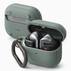 CUSTODIA PER SAMSUNG GALAXY BUDS 3 / 3 PRO RINGKE ONYX MAGNETIC MAGSAFE VERDE SALVIA