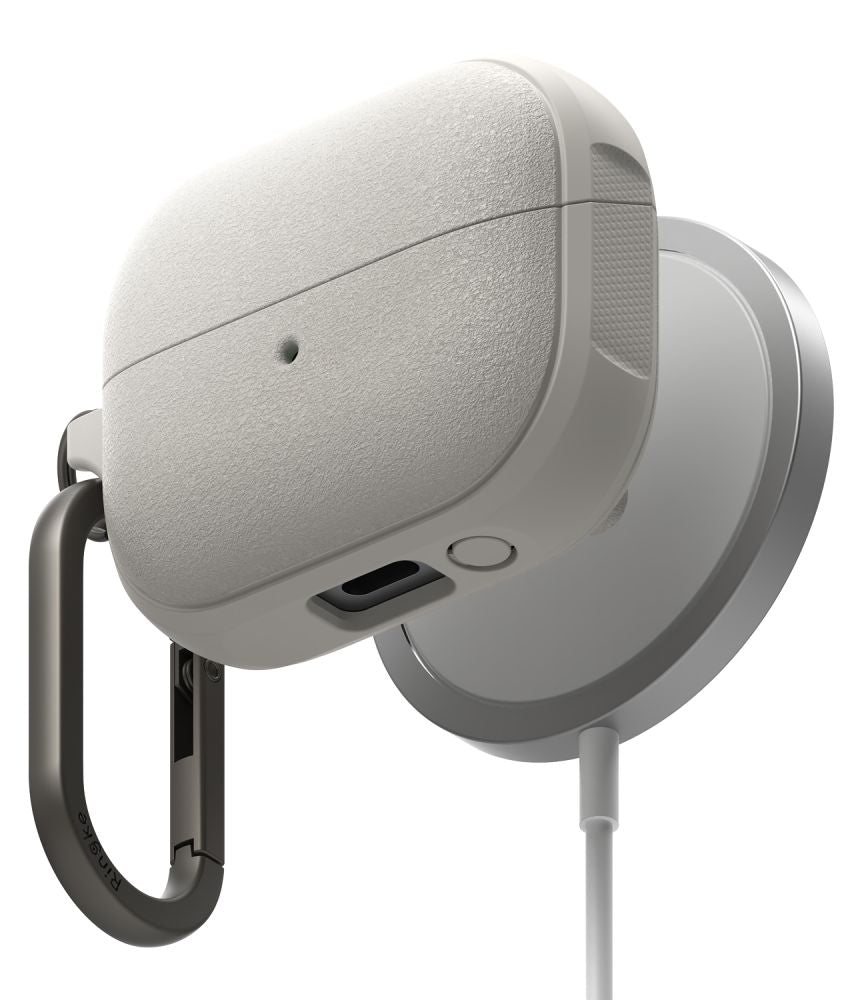 CUSTODIA PER SAMSUNG GALAXY BUDS 3 / 3 PRO RINGKE ONYX MAGNETIC MAGSAFE GRIGIO CALDO