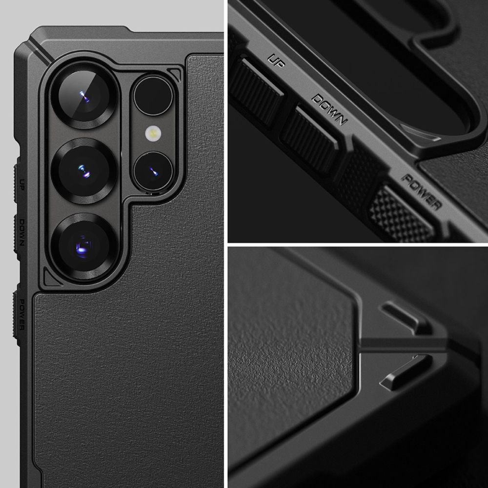 COPERTURA RINGKE RUGGED GEAR GALAXY S25 ULTRA NERA