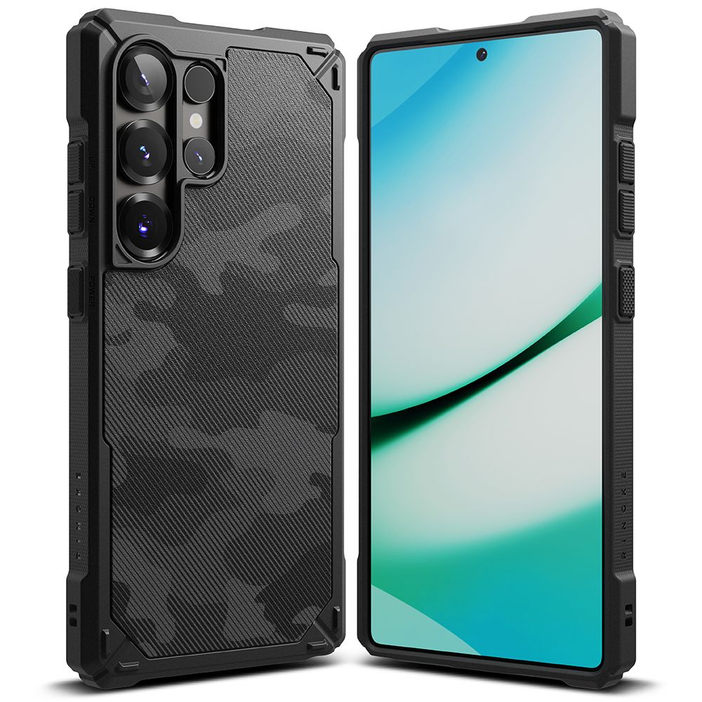 COPERTURA RINGKE RUGGED GEAR GALAXY S25 ULTRA CAMO NERO