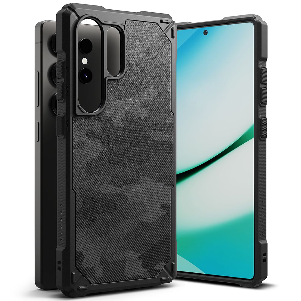 COPERTURA RINGKE RUGGED GEAR GALAXY S25 ULTRA CAMO NERO