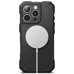 COPERTURA RINGKE RUGGED GEAR MAGNETICA MAGSAFE IPHONE 16 PRO NERA