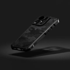 COPERTURA RINGKE RUGGED GEAR MAGNETICA MAGSAFE IPHONE 16 PRO CAMO NERA