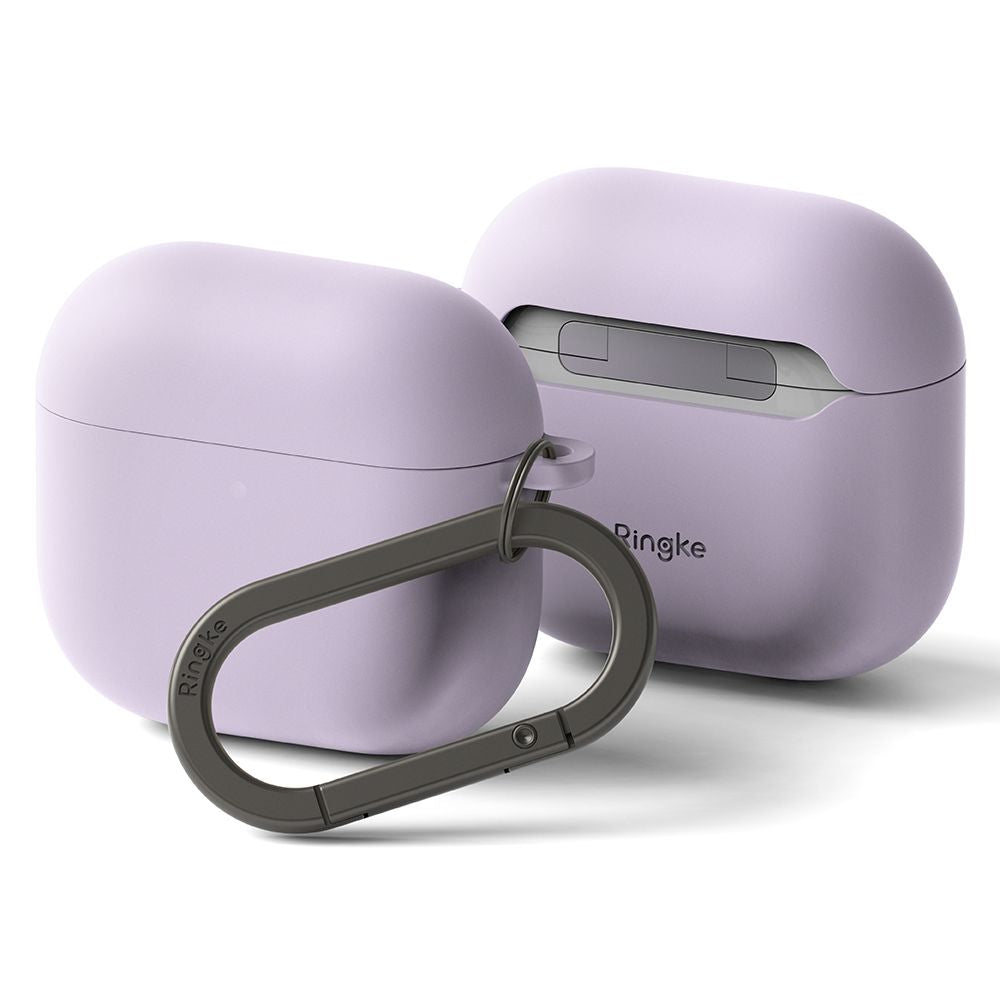 CUSTODIA RINGKE SILICONE APPLE AIRPODS 4 LILLA CHIARO