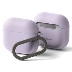 CUSTODIA RINGKE SILICONE APPLE AIRPODS 4 LILLA CHIARO