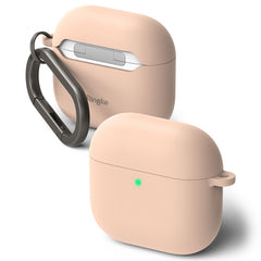 CUSTODIA RINGKE SILICONE APPLE AIRPODS 4 PINK SAND