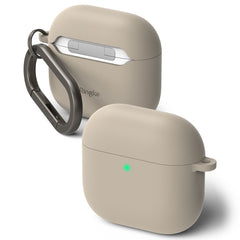CUSTODIA RINGKE SILICONE APPLE AIRPODS 4 STONE