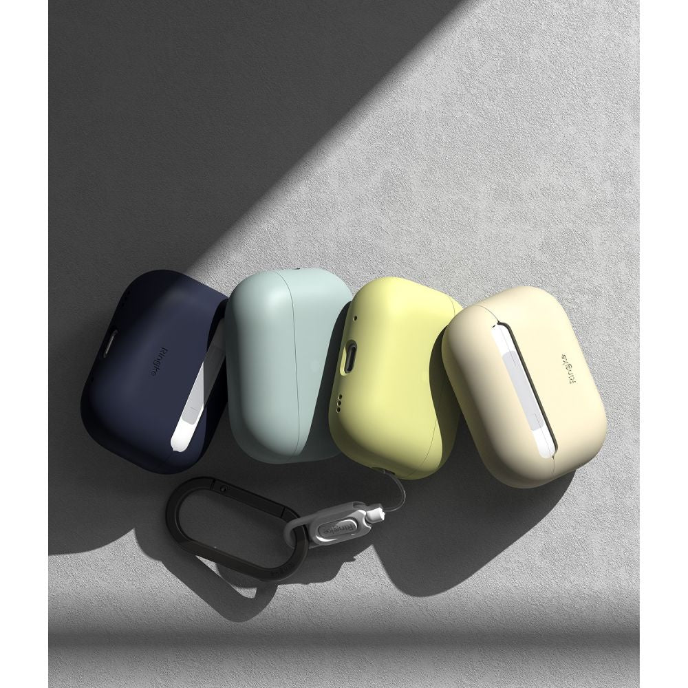 COPERTURA RINGKE SILICONE APPLE AIRPODS PRO 1 / 2 BLU MEZZANOTTE