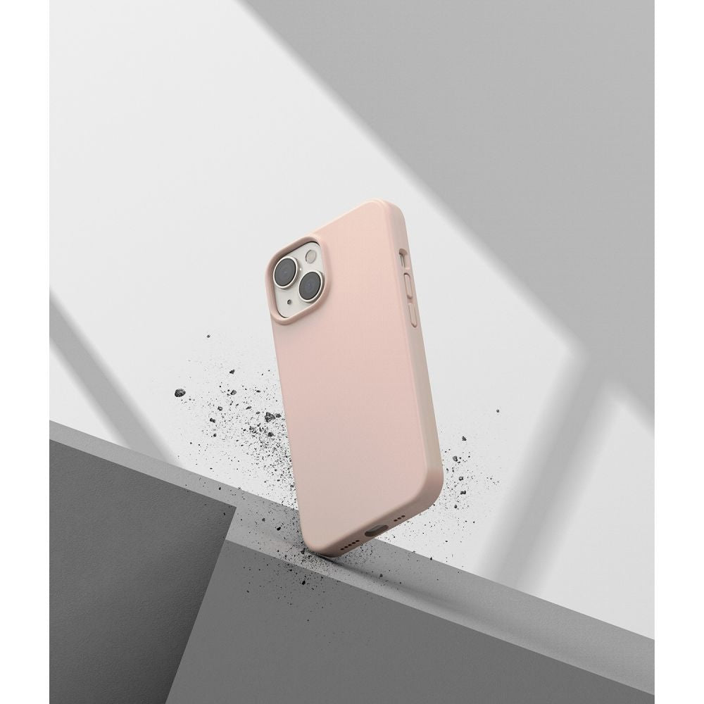 COPERTURA RINGKE SILICONE IPHONE 14 PLUS PINK SAND