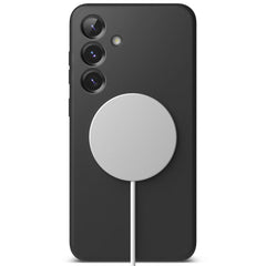 COPERTURA RINGKE SILICONE MAGNETICA MAGSAFE GALAXY S25+ PLUS NERA