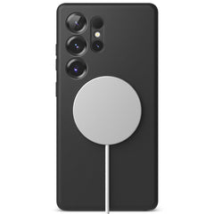 COPERTURA RINGKE SILICONE MAGNETICA MAGSAFE GALAXY S25 ULTRA NERA