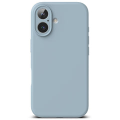 COPERTURA PER IPHONE 16 RINGKE SILICONE MAGNETICA MAGSAFE BLU