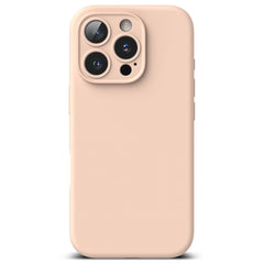 COPERTURA PER IPHONE 16 PRO MAX RINGKE SILICONE MAGNETIC MAGSAFE PINK SAND