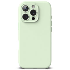 COPERTURA PER IPHONE 16 PRO MAX RINGKE SILICONE MAGNETIC MAGSAFE SOFT MINT