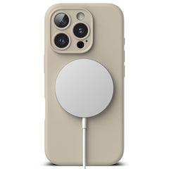COPERTURA PER IPHONE 16 PRO RINGKE SILICONE MAGNETIC MAGSAFE STONE