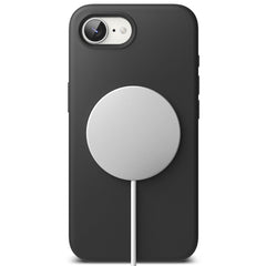 COPERTURA RINGKE SILICONE MAGNETICA MAGSAFE IPHONE 16E NERA