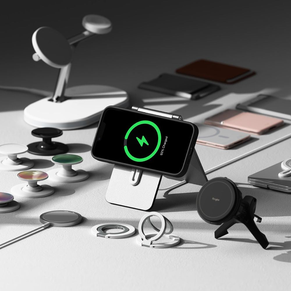COPERTURA RINGKE SILICONE MAGNETICA MAGSAFE IPHONE 16E NERA
